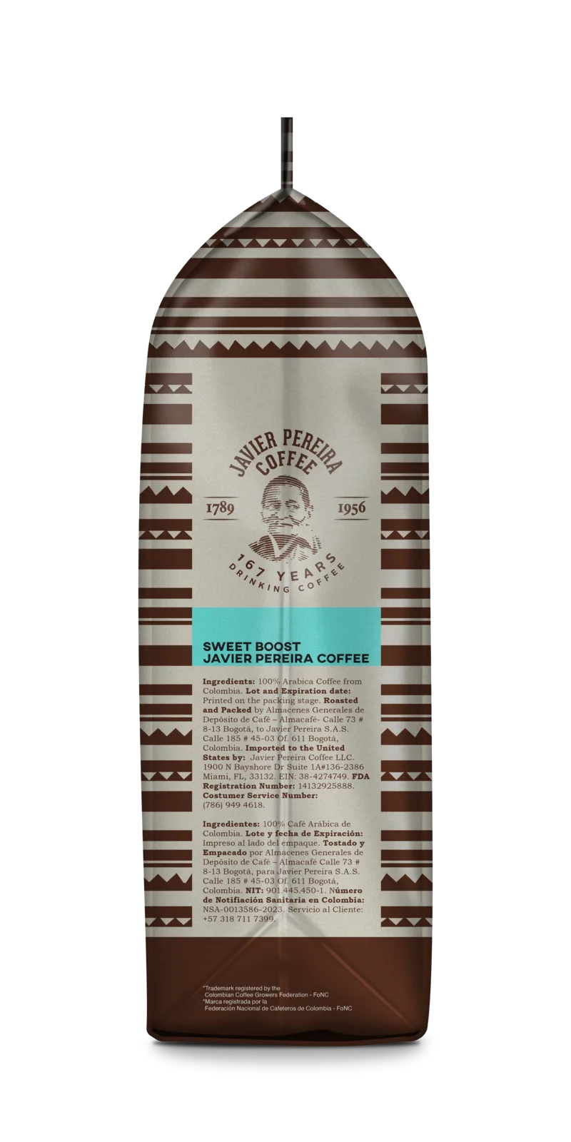 SWEET BOOST · Sweet fruity Colombian coffee